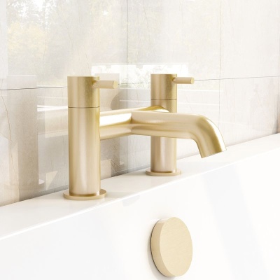 Ravine Bath Filler - Brushed Brass